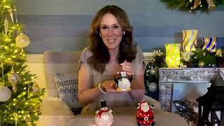 Lightscapes S3 Christmas Figure Illuminated Ornaments on QVC [upl. by Badger]