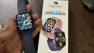 Best smart watch Andar 1500rs Zebronics fit8220CH smart watch [upl. by Zephaniah]