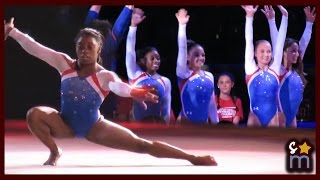 2016 Kelloggs Tour of Gymnastics Champions Highlights  Simone Biles Aly Raisman Laurie Hernandez [upl. by Odlonyer]