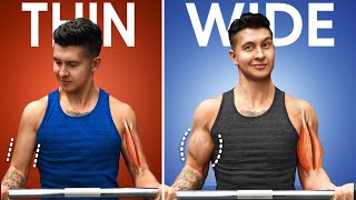 How to Grow Your Biceps WIDTH Nobody Does These [upl. by Enirod]