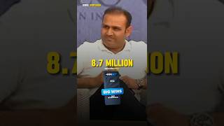 Reason behind 87 Million followers on Twitter virendrasehwag sehwag indiancricketer cricket [upl. by Nagram]