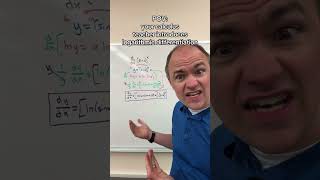 Logarithmic differentiation is a great trick calc calculus derivative logs logarithms [upl. by Dareece]