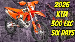 2025 KTM 300 EXC SIX DAYS Update Graphic New Look [upl. by Laikeze]