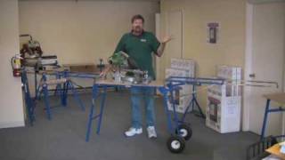 wwwTrojanToolscom Miter Saw Stand  US Made [upl. by Sallad704]