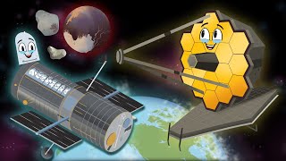 James Webb Space Telescope And Hubble Telescope  Space Explained by KLT [upl. by Adnalohs]