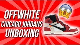 OWFactorynet Offwhite Chicago AJ1 Review  Unboxing [upl. by Aimac327]