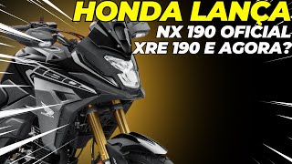 NX 190 LANÇADA PELA HONDA ADEUS XRE 190 [upl. by Frick]