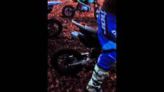 Stomp 140 Pit Bike Revving And Flames [upl. by Suinotna696]