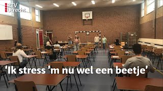 Eindexamens voor alle leerlingen begonnen vandaag  RTV Utrecht [upl. by Aivatnahs629]