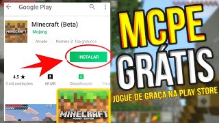 COMO BAIXAR MINECRAFT PE DE TESTE  MINECRAFT POCKET EDITION [upl. by Ekenna]