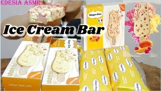 ASMR 咀嚼音 HäagenDazs Ice Cream Bar ハーゲンダッツアイスクリームバー 哈根達斯雪糕 하겐다즈 아이스크림바 먹방 EATING SOUND [upl. by Amuwkuhc]