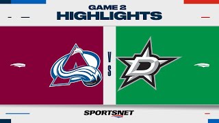 NHL Game 2 Highlights  Avalanche vs Stars  May 9 2024 [upl. by Crisey]