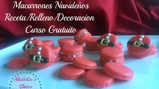 Receta MacarronesDecoracion Navideña [upl. by Ssitruc]