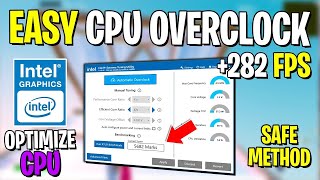 How to Overclock🔥Your CPU Increase FPS in Games Easily🤯 [upl. by Hgielrac33]