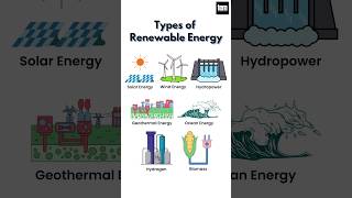 Types of Renewable Energy Renewable Energy Resources renewableenergy shorts youtubeshorts [upl. by Corey220]