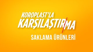 Koroplastla Karşılaştırma  Koroplast Çift Kilitli Dondurucu Torbası [upl. by Yemrej139]