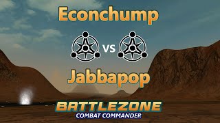 Battlezone Combat Commander  VSR  Econchump vs Jabbapop  Mojave [upl. by Nwatna767]