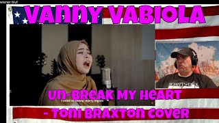 UnBreak My Heart  Toni Braxton Cover By Vanny Vabiola  REACTION  amazing cover [upl. by Rma]