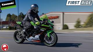 2022 Kawasaki Ninja ZX10R  First Ride [upl. by Christan]