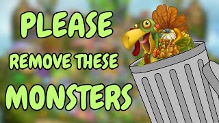 10 Monsters That NEED To Be Removed From My Singing Monsters [upl. by Enaed]