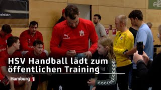 Vor dem Spiel beim ASV HammWestfalen HSV Handball lädt zum öffentlichen Training ein [upl. by Selrahcnhoj341]