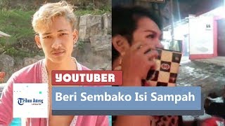 Viral Youtuber Ferdian Paleka Prank Beri Sembako Isi Sampah Kepada Waria [upl. by Maxantia574]