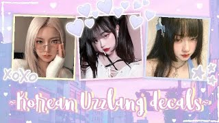 Korean Ulzzang icon decals  decal ids  For your Royale high journal Bloxburg Etc ⊂´･◡･⊂ [upl. by Ardua]