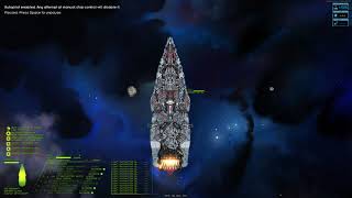 Starsector mod showcase Valhalla starworks new ship amp weapon [upl. by Terzas]