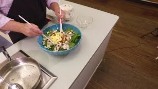 Making Wilted Spinach Salad [upl. by Hillel92]