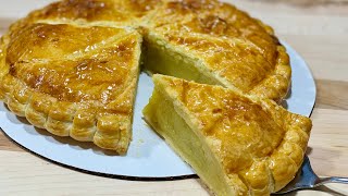 GALETTE DES ROIS À LA FRANGIPANE 👑 La vraie recette traditionnelle 🥧 Deli Cuisine [upl. by Keraj]