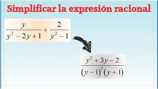 Simplificación de una expresión racional [upl. by Edasalof]