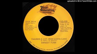 Ernest Tubb with Loretta Lynn  Thanks A Lot  First Generation [upl. by Rafa]