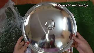 best stainless steel triply kadaistainless steel triply kadaistailess steel kadaikadai [upl. by Trah]