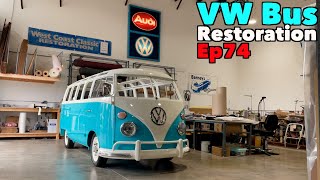 VW Bus Restoration  Episode 74  Sew Cool  MicBergsma [upl. by Sisson]