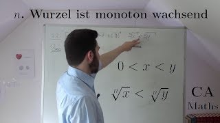 nte Wurzel monoton wachsend  Beweis Analysis [upl. by Keligot906]