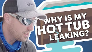 Leaky Hot Tub Frozen Pipes – Hot Springs Grandee [upl. by Selby]