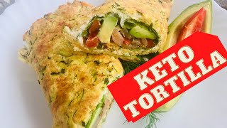 Keto Tortilla z Mąki Migdałowej  Smaczny i Zdrowy Przepis Do Pracy   Aneta Florczyk [upl. by Ahsiekel256]