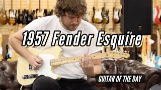 1957 Fender Esquire  Guitar of the Day [upl. by Chenay525]