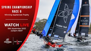 18 FOOTERS  NOAKES SPRING CHAMPIONSHIP RACE 6 [upl. by Krantz548]