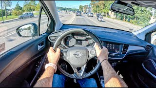 2023 Opel Crossland 12 Turbo 110HP 0100 POV Test Drive 1836 Joe Black [upl. by Yror]