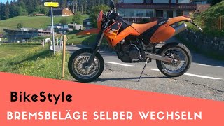 Bremse  Beläge wechseln  Vorderradbremse  KTM 640 LC 4 [upl. by Sum]