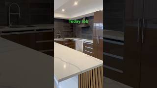 Installing Stone Benchtops نصب سنگ اشپزخانه و کابینت [upl. by Loris]