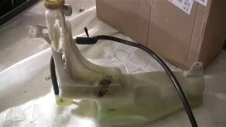 1998 Nissan Pathfinder Front Grill Removal amp Coolant Reservoir Replacement [upl. by Aid]