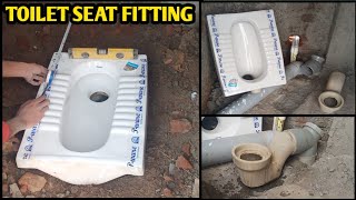 Indian toilet seat fitting  toilet seat installation [upl. by Kathryne448]