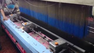 highspeed electronic jacquard working with rapier loom india wwwamarjacquardcom [upl. by Etnauq]