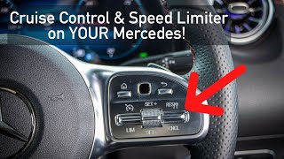 How to use Cruise Control amp Speed Limiter on YOUR Mercedes [upl. by Vinnie376]