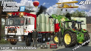 Selling BALES to LOCAL FARM w old MAN  125000€  Hof Bergmann  Farming Simulator 22  Episode 81 [upl. by Adnahc]