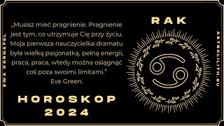 RAK  HOROSKOP 2024  Czytanie na rok 2024 [upl. by Tirza852]