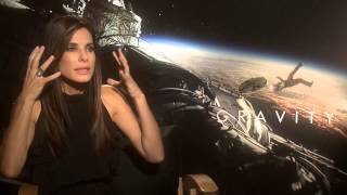 Sandra Bullock Talks Gravity 2013 [upl. by Koblick721]