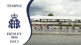 Nott Trent v Yale  Day 2 Henley 2016  Temple [upl. by Stannfield]